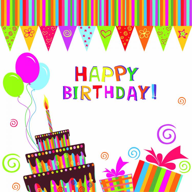 Birthday Vector Free at Vectorified.com | Collection of Birthday Vector ...