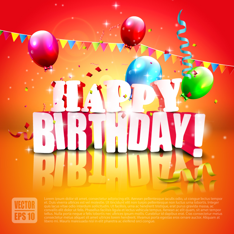 800x800 Happy Birthday Vector Free Vector Graphic Download