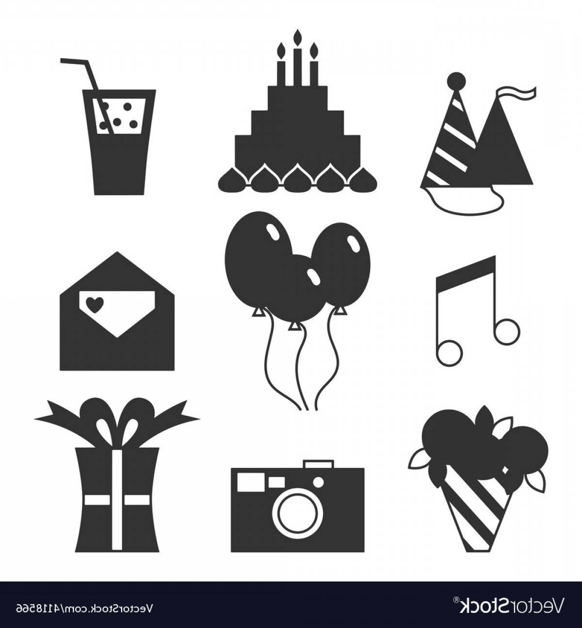 Birthday Vector Images at Vectorified.com | Collection of Birthday ...