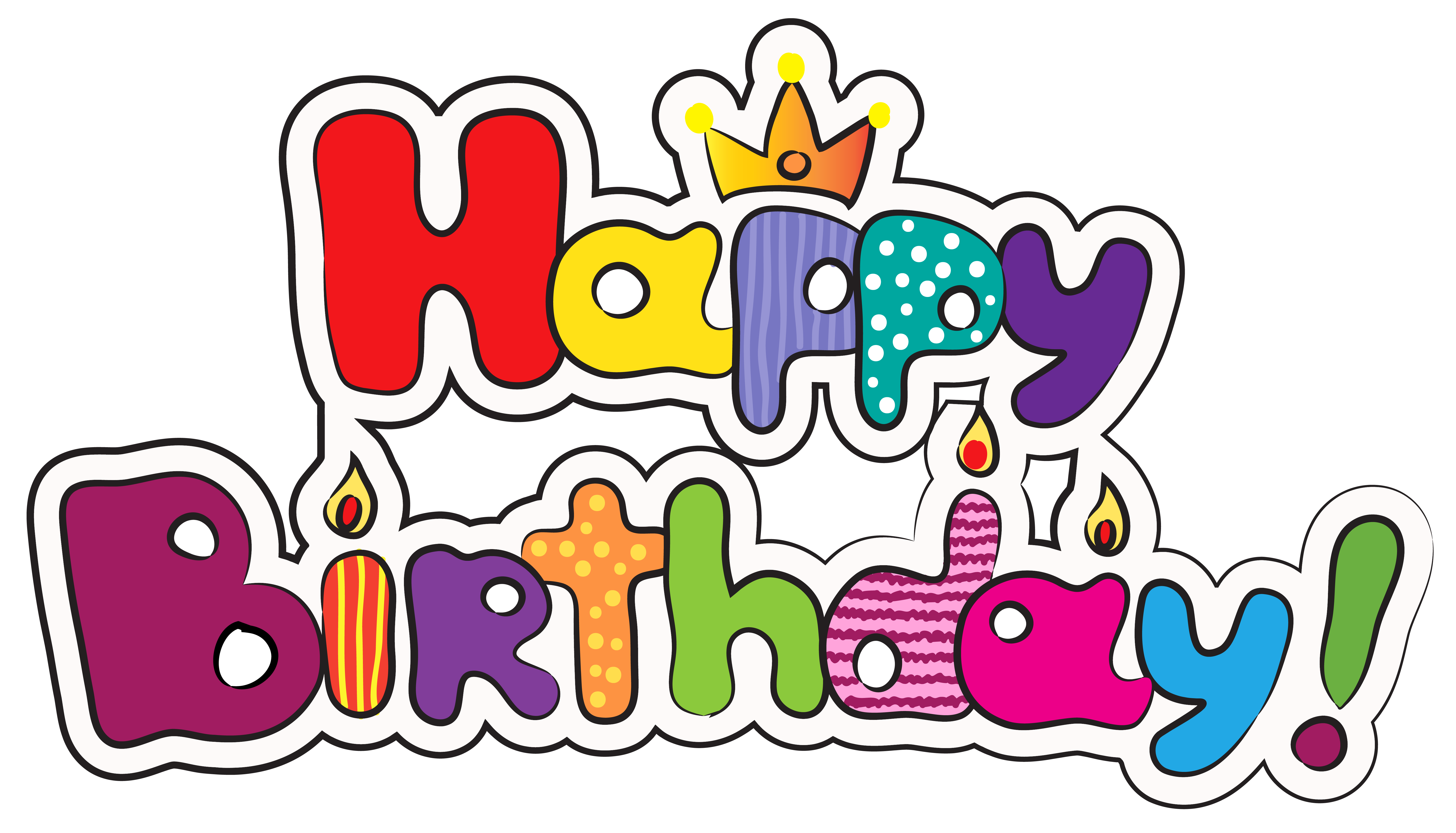 6243x3571 Happy Birthday Vector Clipart Images Gallery For Free Download