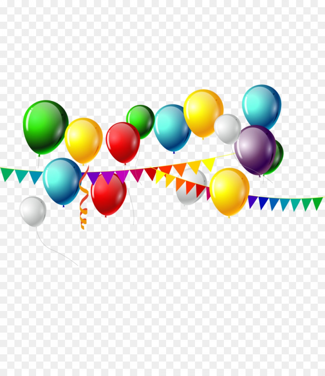 1080x1248 Png Balloon Color Birthday Vector Festive Balloons And Soidergi