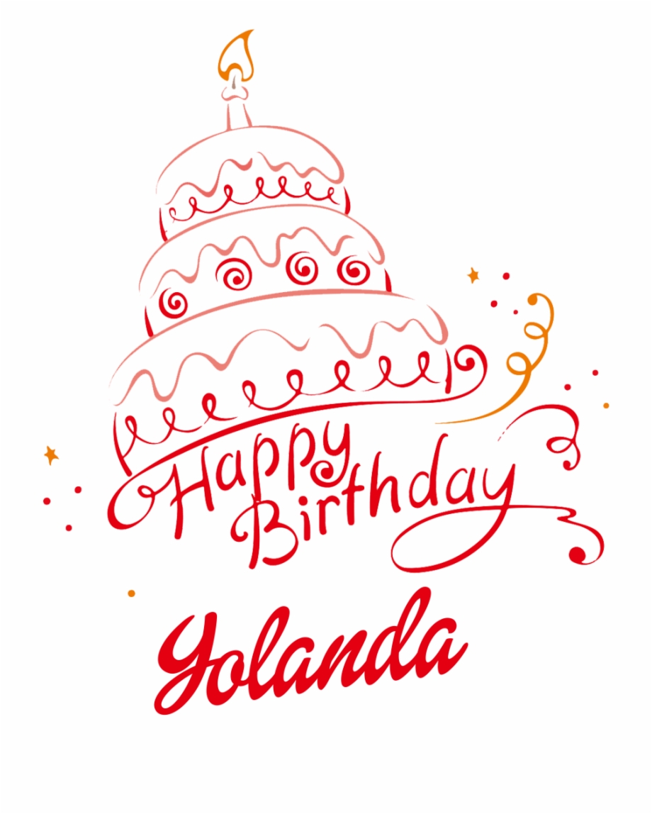 920x1148 Yolanda Happy Birthday Vector Cake Name Png Png Names
