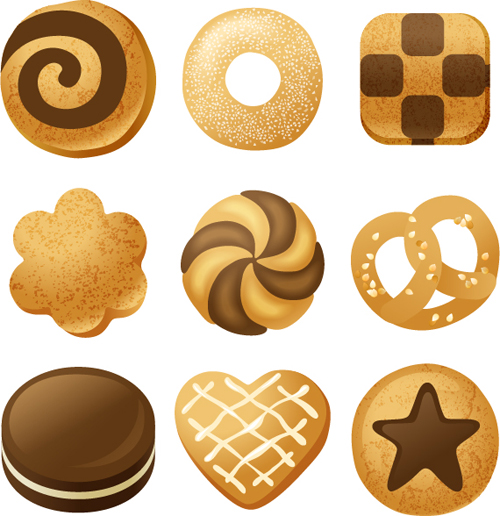 500x516 Biscuit Food Design Vectors Free Download