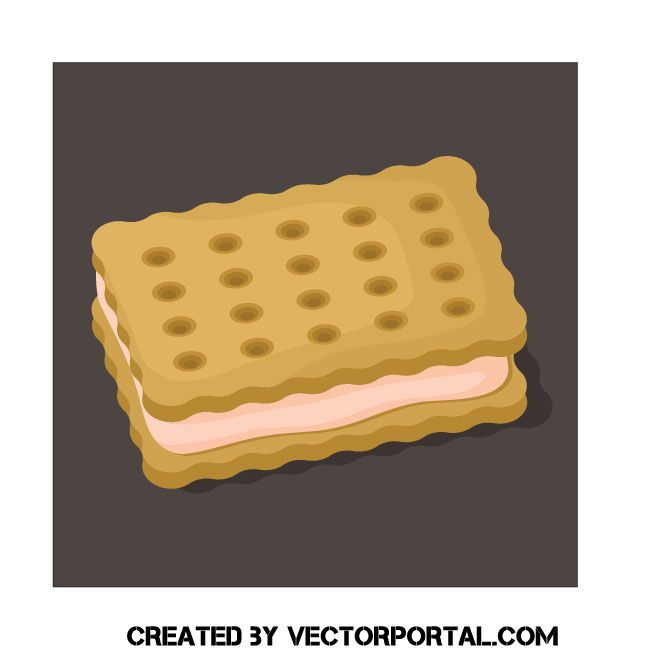 660x660 Biscuit Vector Clip Art Food And Drink Vectors Biscuits, Clip