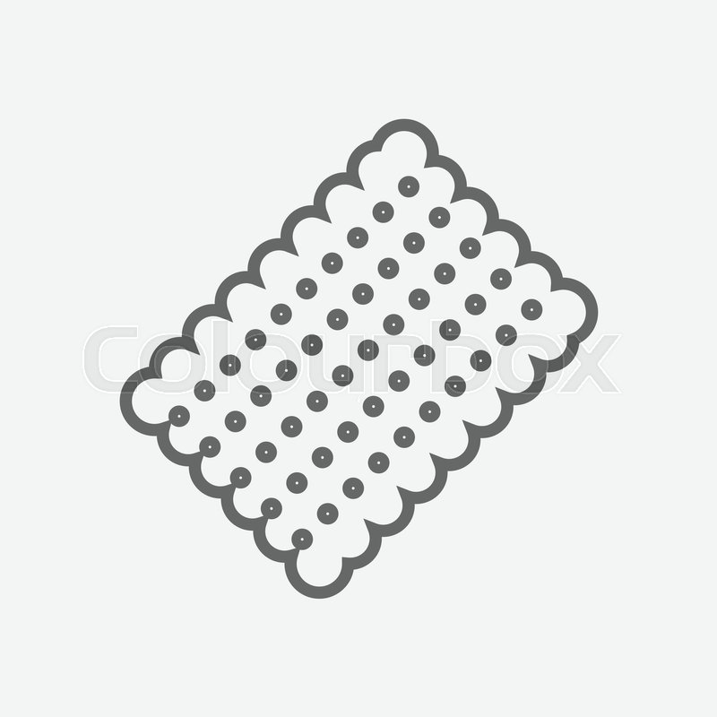 800x800 Biscuit Vector Iconcookies Stock Vector Colourbox