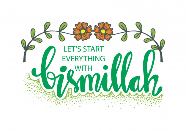 Let's Start Everything With Bismillah Vector Premium Download 626x442 Let's Start Everything With Bismillah Vector Premium Download
