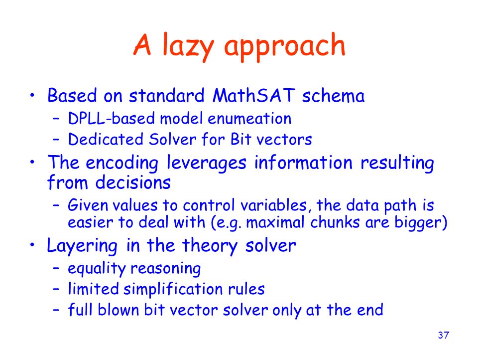 960x720 Satisfiability Modulo The Theory Of Bit Vectors
