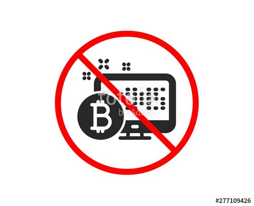 No Or Stop Bitcon Cryptocurrency Monitor Sign Crypto 500x405 No Or Stop Bitcon Cryptocurrency Monitor Sign Crypto