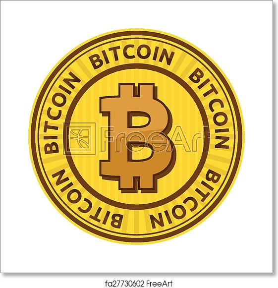 561x581 Free Art Print Of Bitcoin Vector Icon Freeart