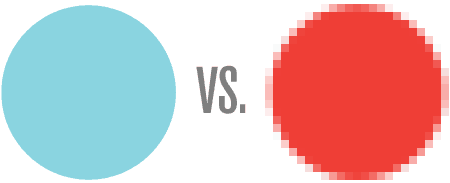 Vector Vs Bitmaps 450x183 Vector Vs Bitmaps