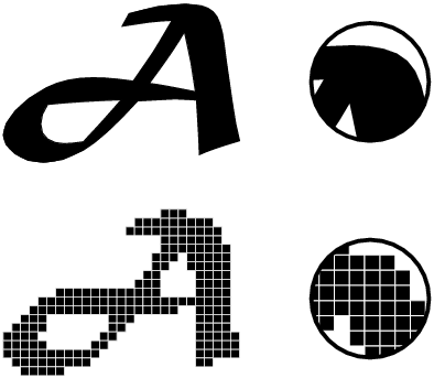 Bitmap Vs Vector Images 394x343 Bitmap Vs Vector Images