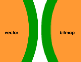 Vector Vs Bitmap 260x200 Vector Vs Bitmap