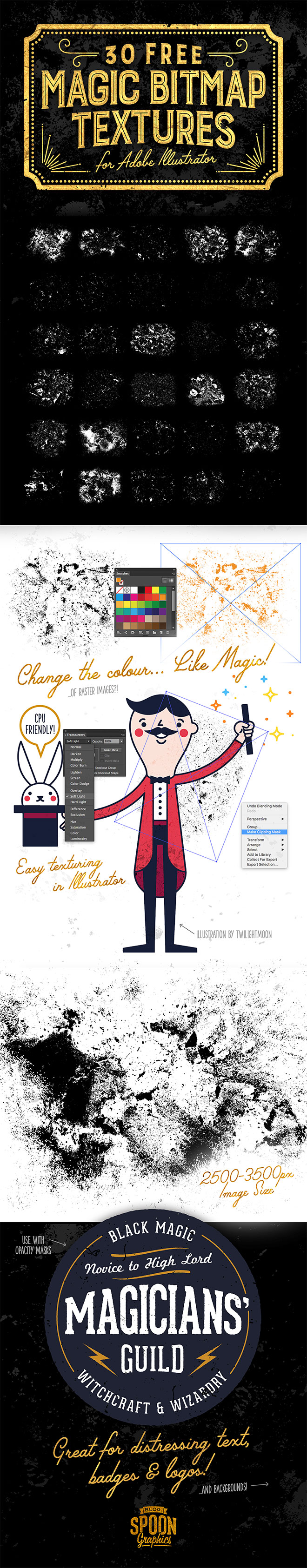 660x3373 Free Magic Bitmap Texture Graphics For Adobe Illustrator