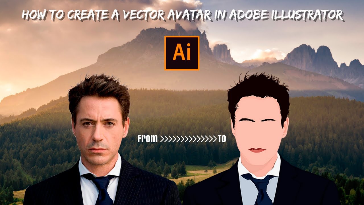 1280x720 How To Create A Vector Avatar In Adobe Illustrator
