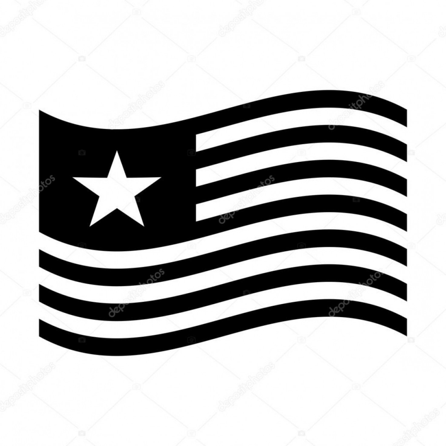 Black American Flag Vector at Vectorified.com | Collection of Black