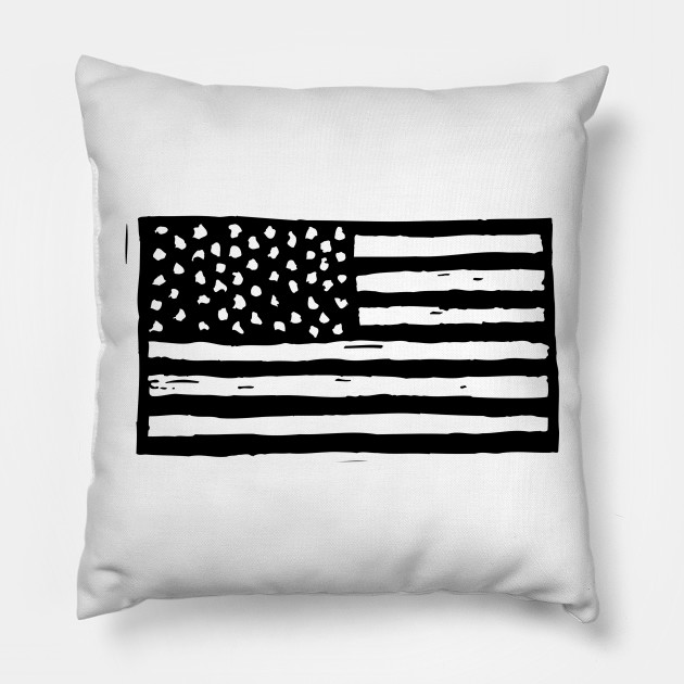 630x630 Black And White American Flag Vector