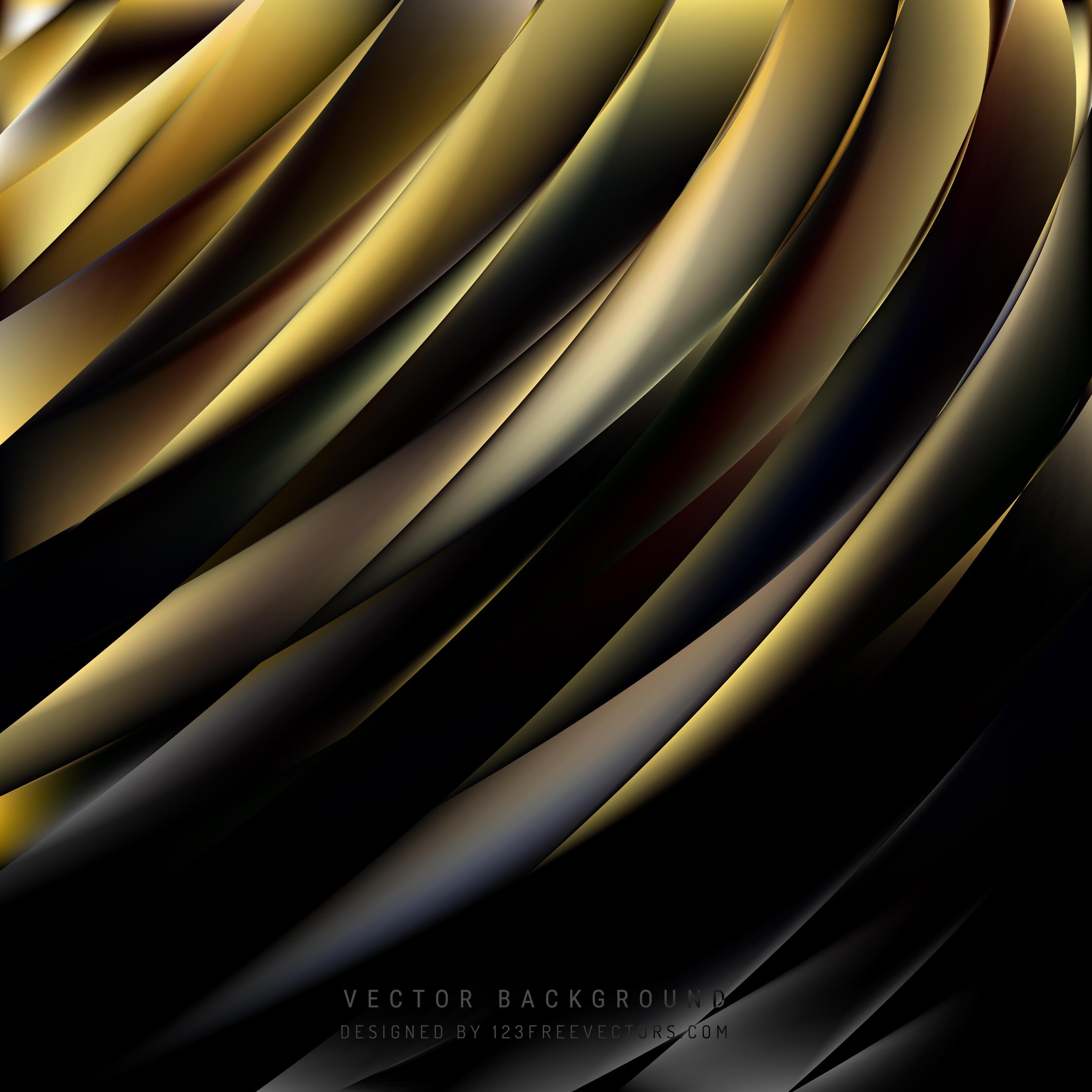 Black And Gold Background Vector