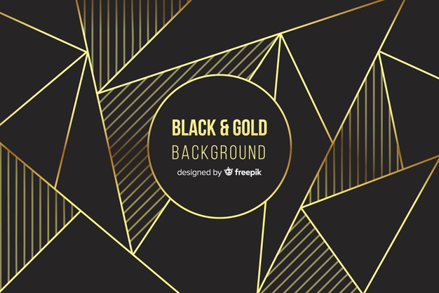 626x417 Black And Gold Background Vector Free Download