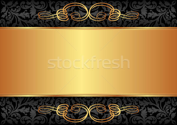 600x424 Black And Gold Background Vector Illustration Marek Trawczynski