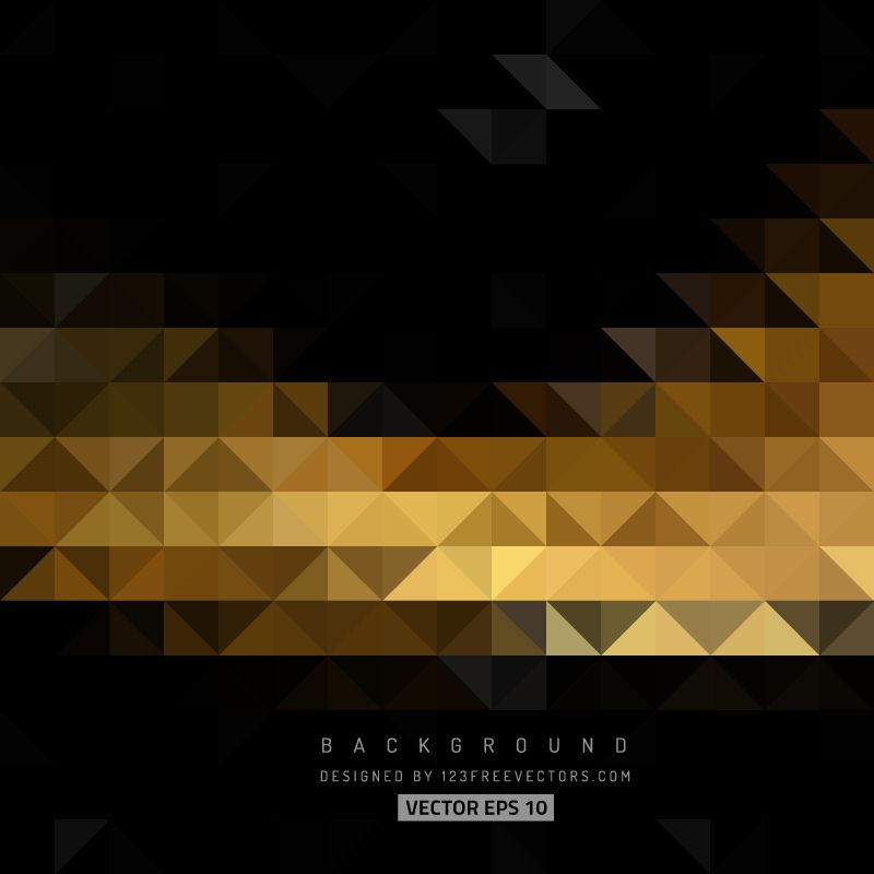 800x800 Abstract Black Gold Triangle Vector Background Gold Background