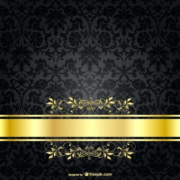 626x626 Gold Template Dark Luxury Golden Template Vector Free Download