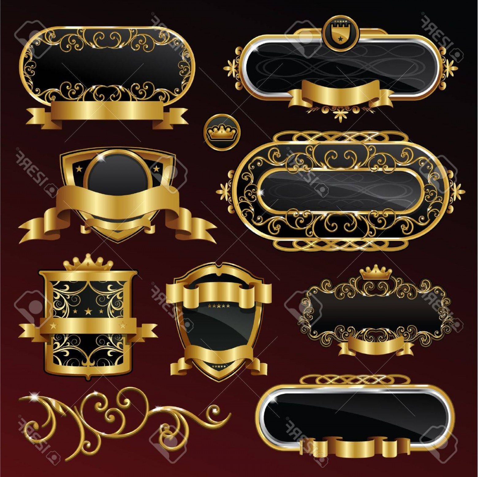 1560x1556 Vector Black And Gold Handandbeak