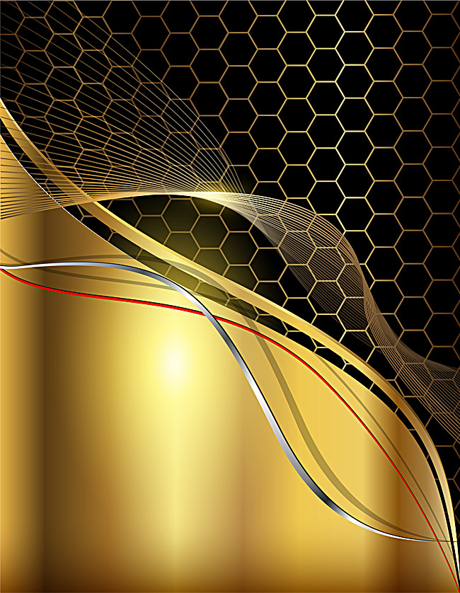 650x838 Black And Gold Background Vector