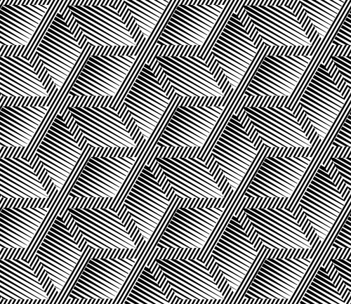 500x433 Black With White Abstract Seamless Pattern Vector Set Free Download