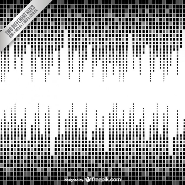 626x626 Black And White Equalizer Background Vector Free Download