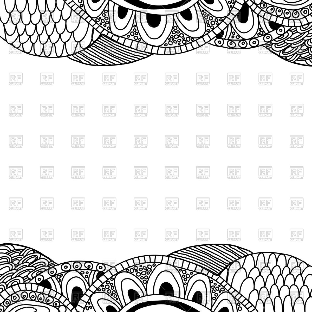 1200x1200 Doodle Cute Black And White Background Vector Image Of Backgrounds