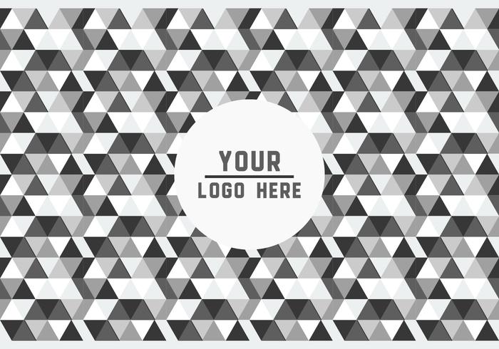 700x490 Free Black And White Geometric Logo Background Vector