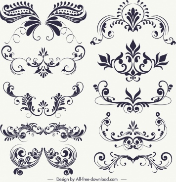 356x368 Black And White Vintage Frame Border Free Vector Download