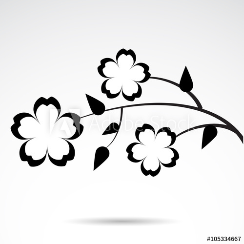 Cherry Blossom Vector Icon 500x500 Cherry Blossom Vector Icon