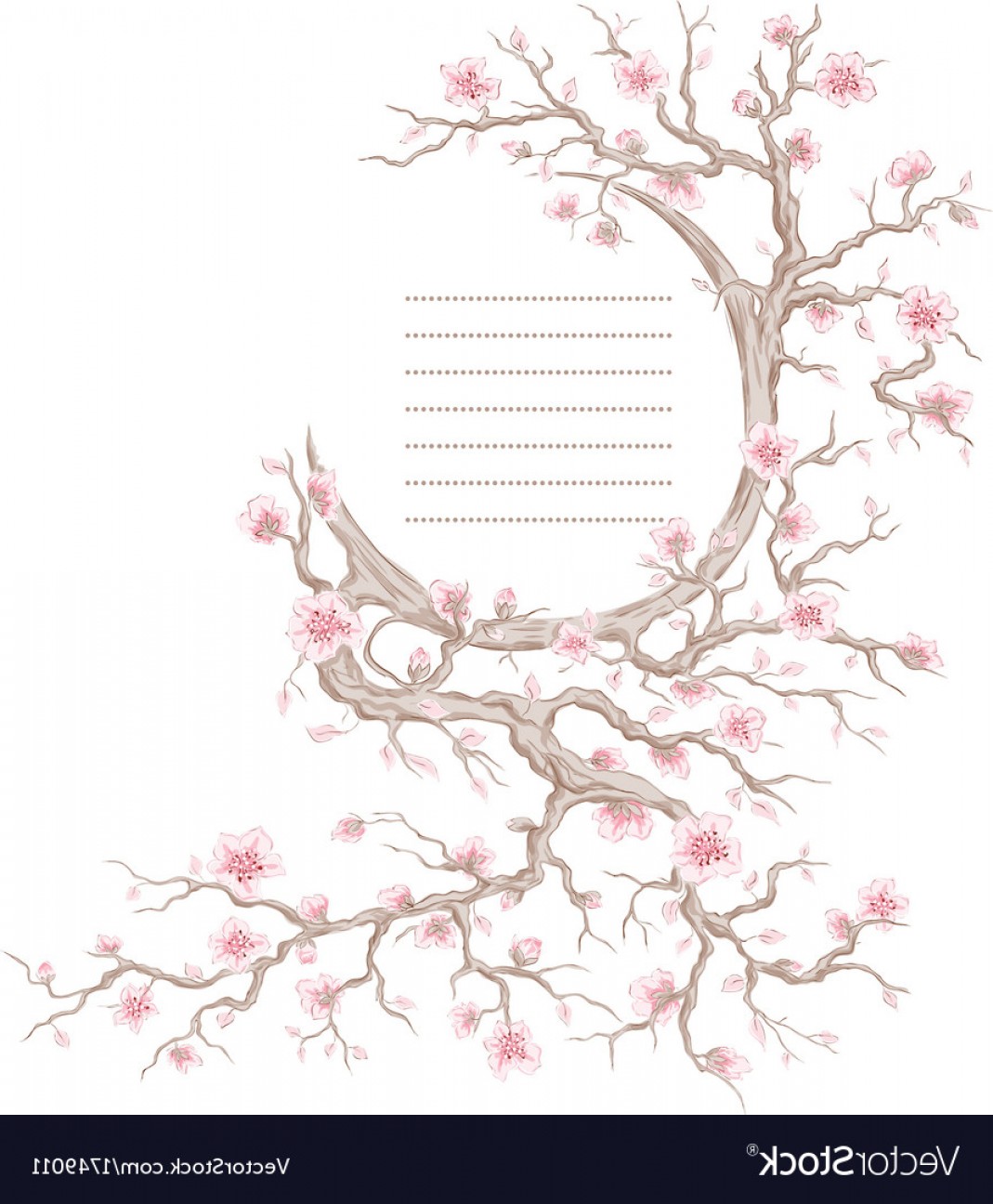 Hand Drawn Cherry Blossom Tree Vector Geekchicpro 1069x1296 Hand Drawn Cherry Blossom Tree Vector Geekchicpro