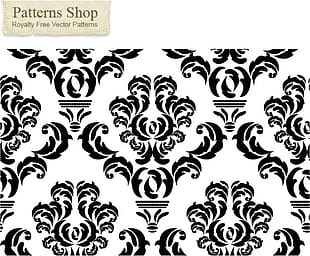 310x256 Free Damask Vector Pattern Free Graphics Uihere