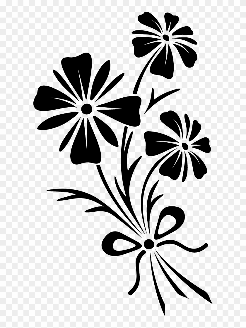 Download Black And White Flower Vector at Vectorified.com ...