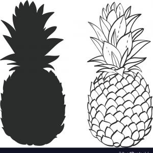 300x300 Pineapple Icon Fruit Abstract Logo Vector Catamart