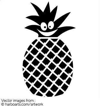 335x355 Download Cartoon Pineapple
