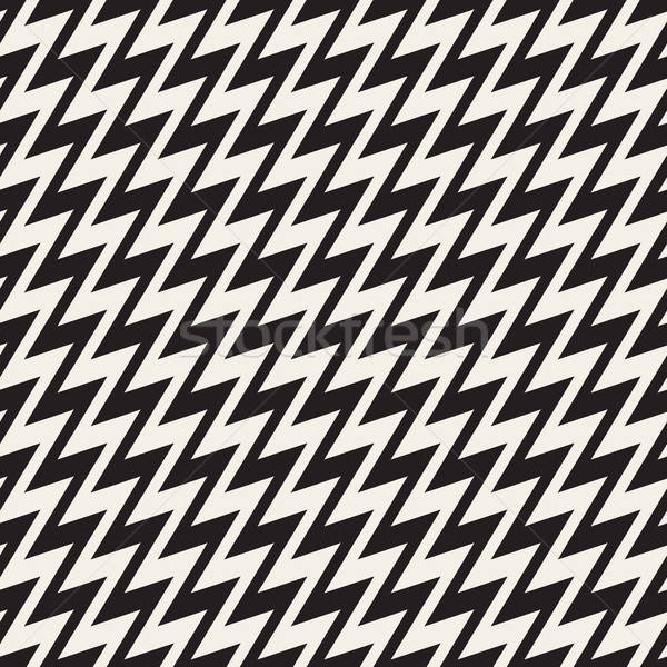 Zigzag Edgy Stripes Vector Seamless Black And White Pattern 600x600 Zigzag Edgy Stripes Vector Seamless Black And White Pattern
