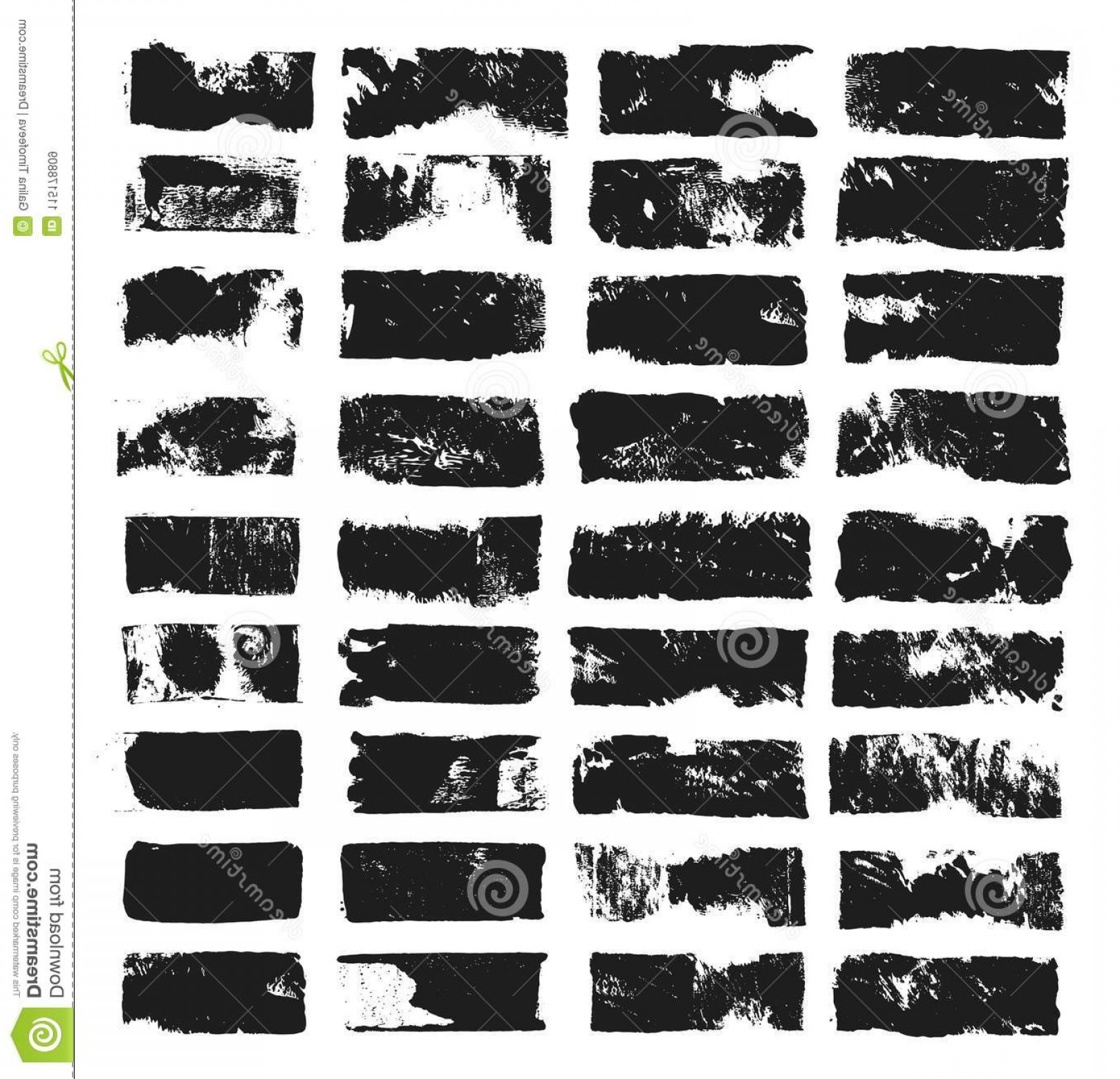 Big Set Rectangular Text Box Grunge Paint Stripe Vector Brush 1620x1560 Big Set Rectangular Text Box Grunge Paint Stripe Vector Brush