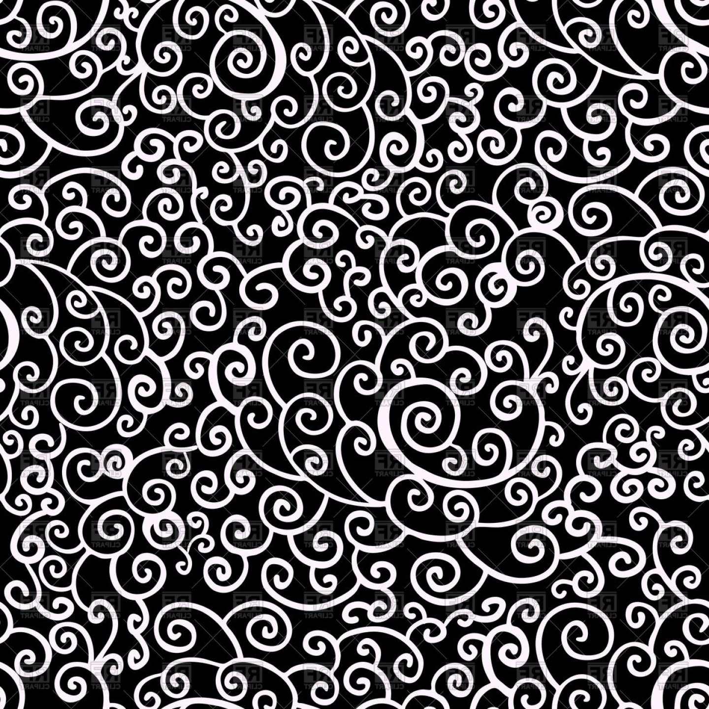 1440x1440 Vector Seamless Abstract Background Swirls Savoyuptown