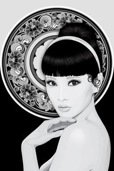 Black And White Vector Art