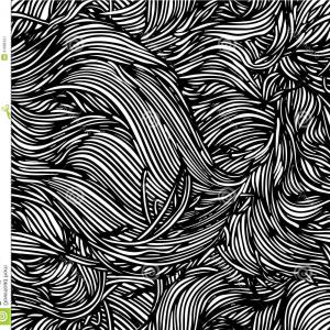 300x300 Stock Image Vector Seamless Black White Abstract Hand Drawn