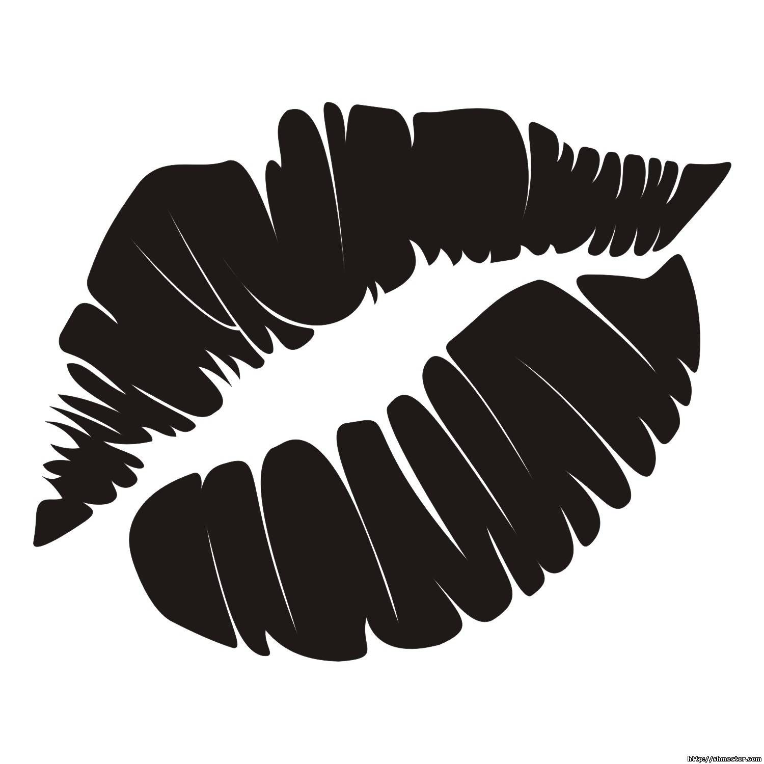 Lips Silhouette Free Vector Description Free Vector 1500x1500 Lips Silhouette Free Vector Description Free Vector