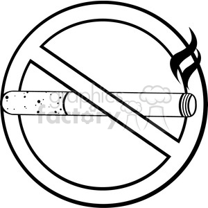Royalty Free Rf Clipart Illustration No Smoking Sign Black 300x300 Royalty Free Rf Clipart Illustration No Smoking Sign Black