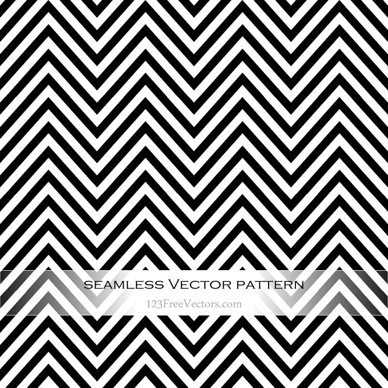 800x800 Black And White Zigzag Seamless Pattern Vector Download Free