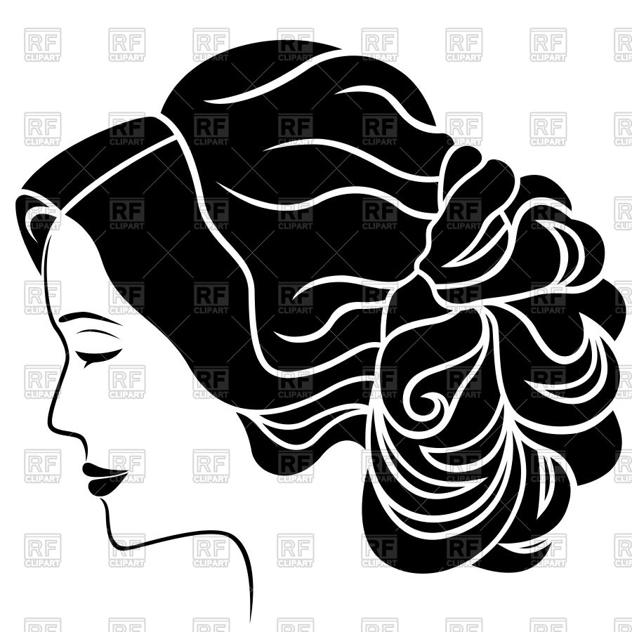 900x900 Women With Fluffy Hair And With Closed Eyes Black And White