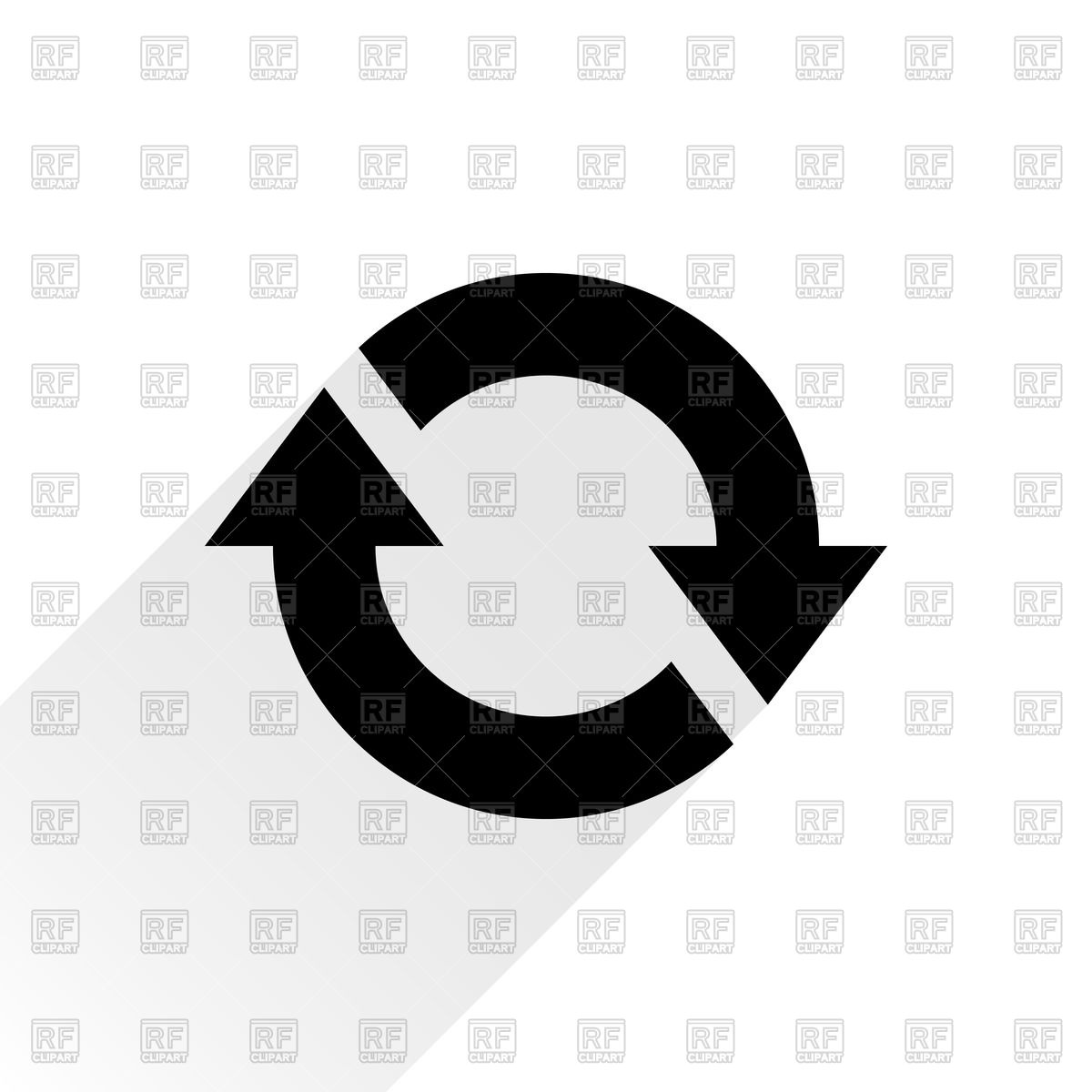 1200x1200 Two Sections Round Arrow