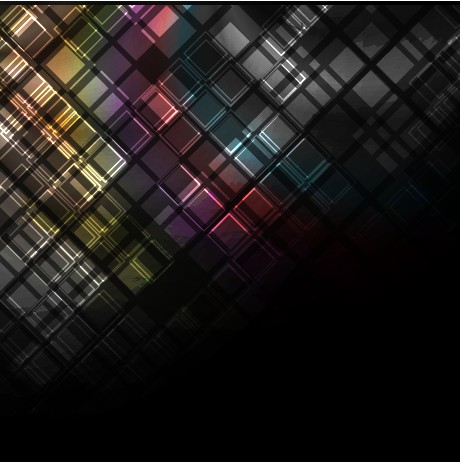 460x462 Rainbow With Black Background Vector Set Free Download