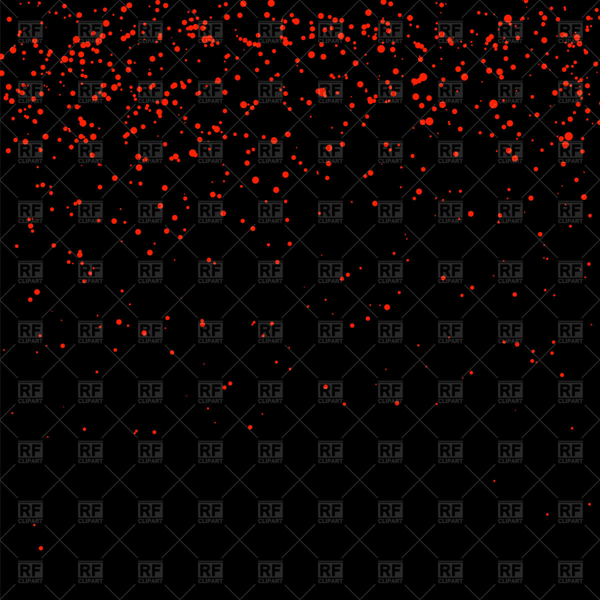 1200x1200 Red Confetti On Black Background Vector Image Of Backgrounds